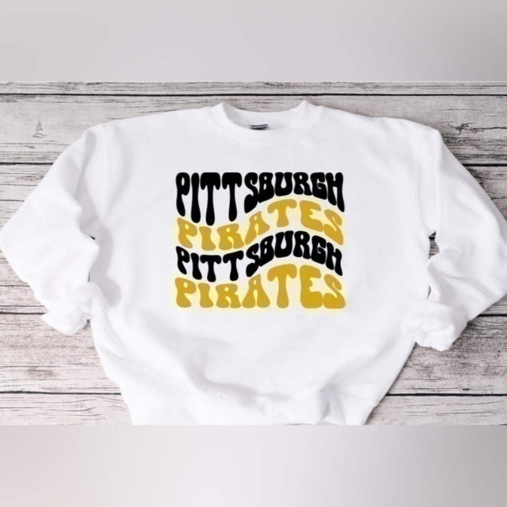 Pittsburgh Pirates Wavy Crewneck